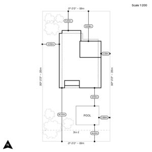 an example of a single family home site plan