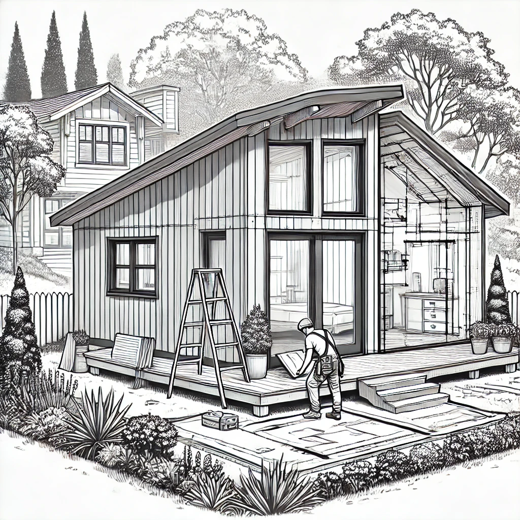 A prefab ADU illustration